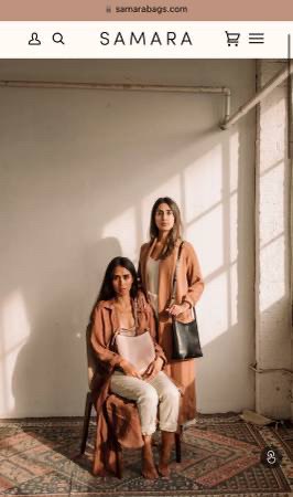 🍓NEW! REG $195 LEATHER SAMARA Shoulder Bag image indicator(3)