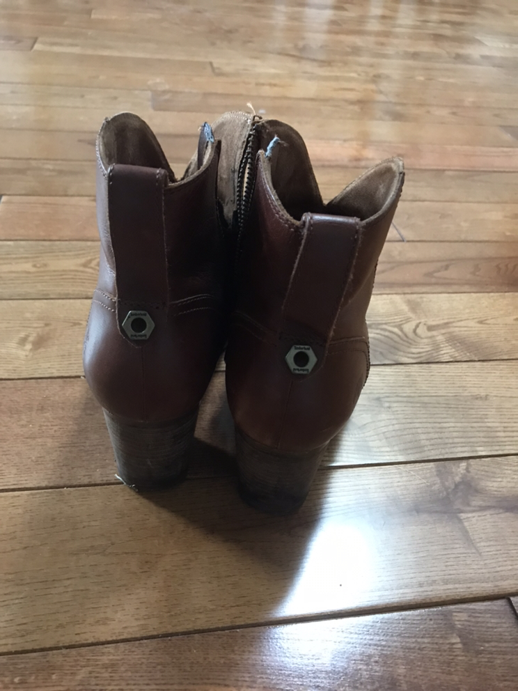 Timberland waterproof leather high-heel booties - photo 3