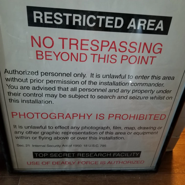 Area 51 poster framed. - photo 2