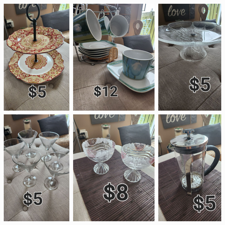 various items