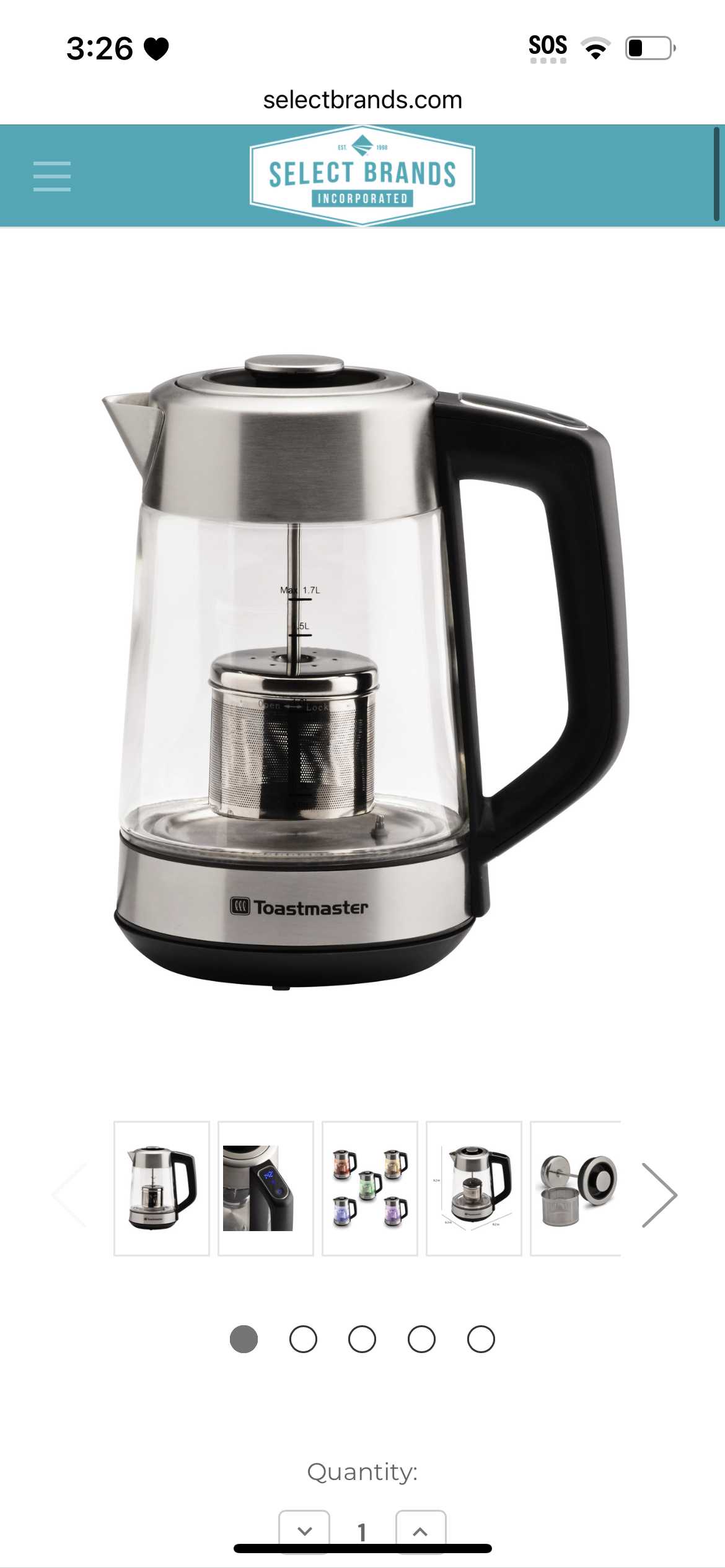 Electric tea kettle #71 /2
