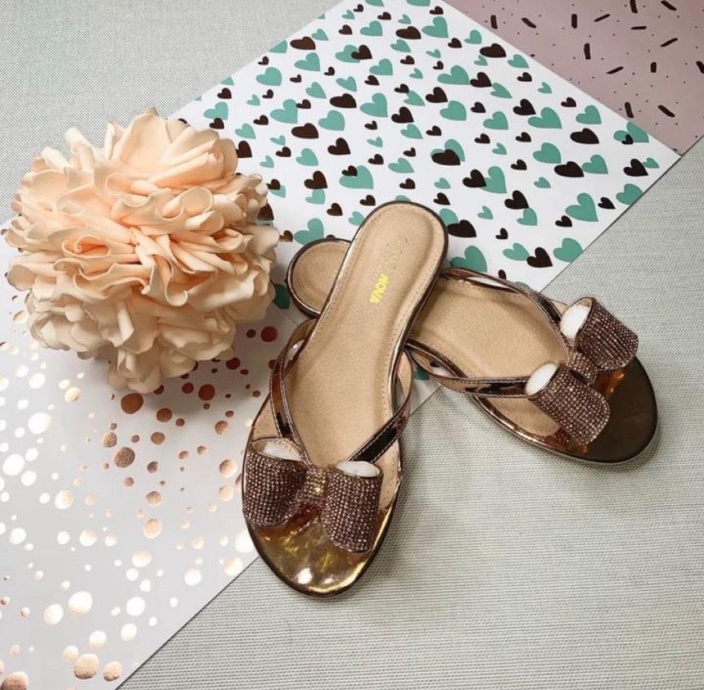 Fashion Nova' Bow Tie Sandals