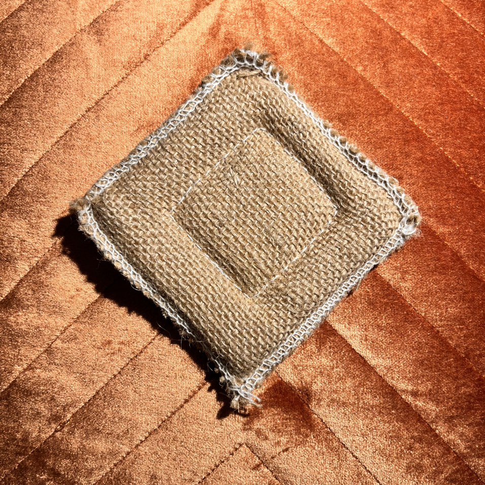 Burlap Dish Scrubby thumbnail