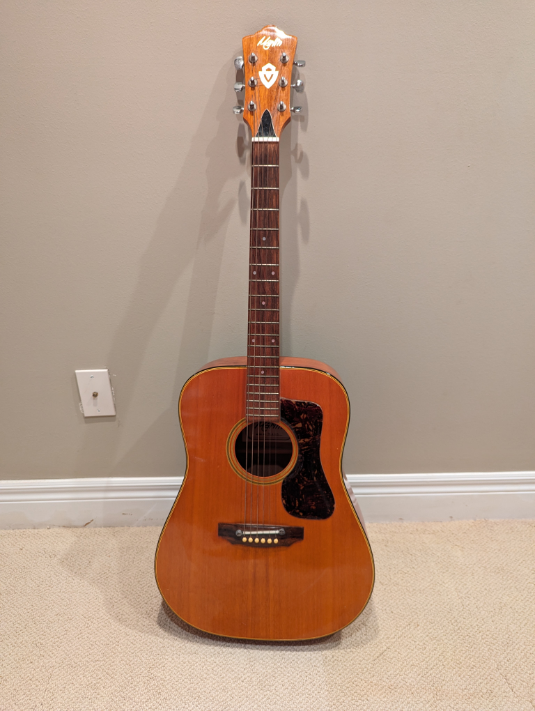 Vintage Marlin M 450 Acoustic guitar all mahogany. - photo 2