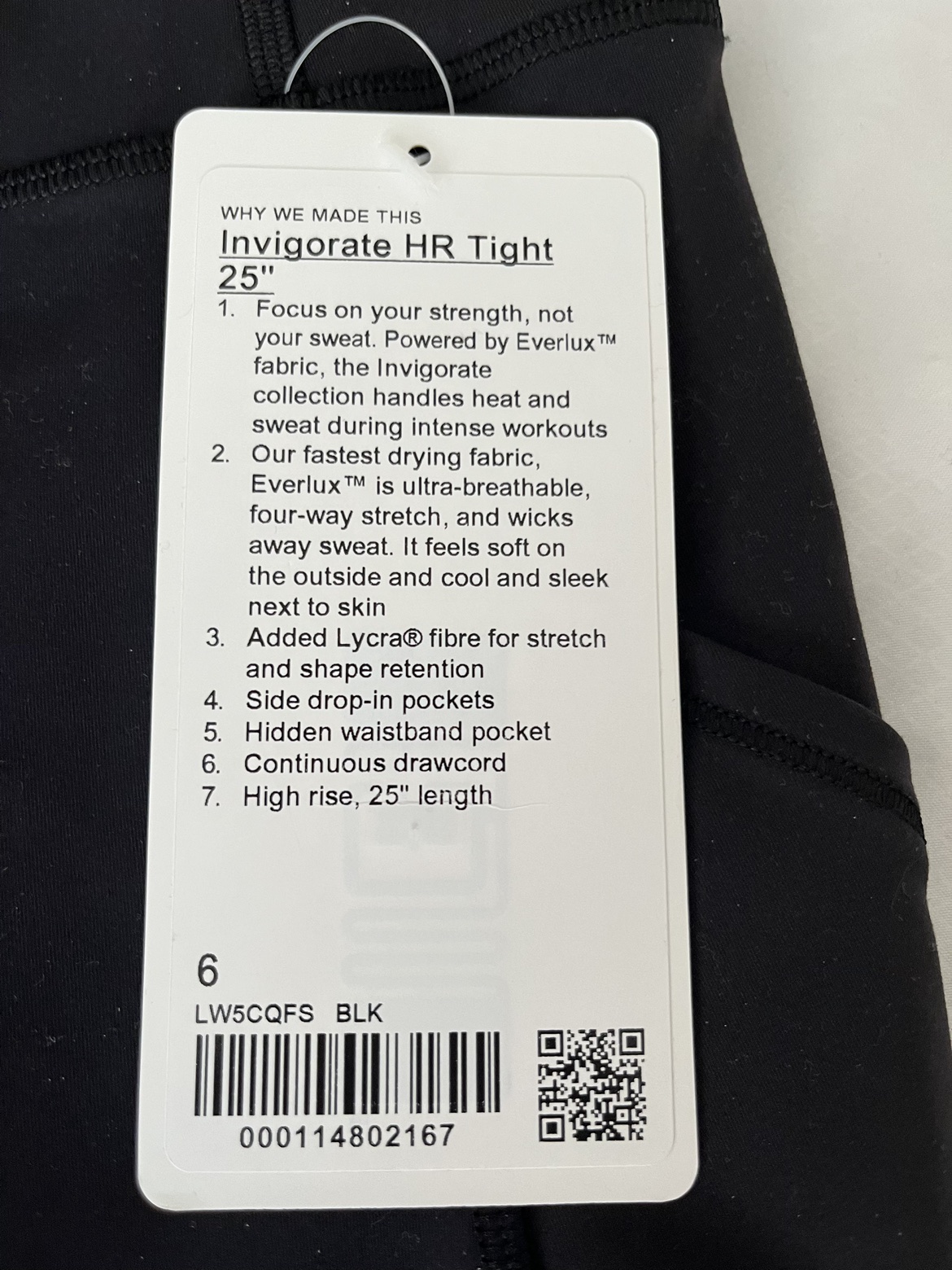 Lululemon - Invigorate High-Rise Tight 25" - NWT - photo 4