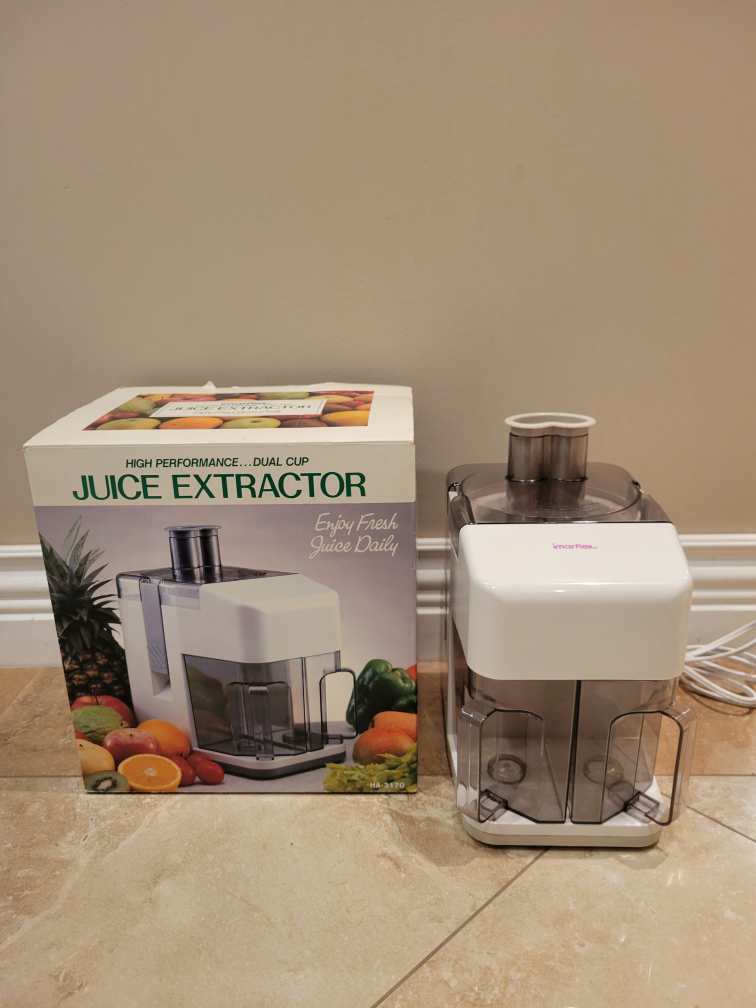 Juice Extractor High Performance Dual Cup Juicer Imarflex - photo 3