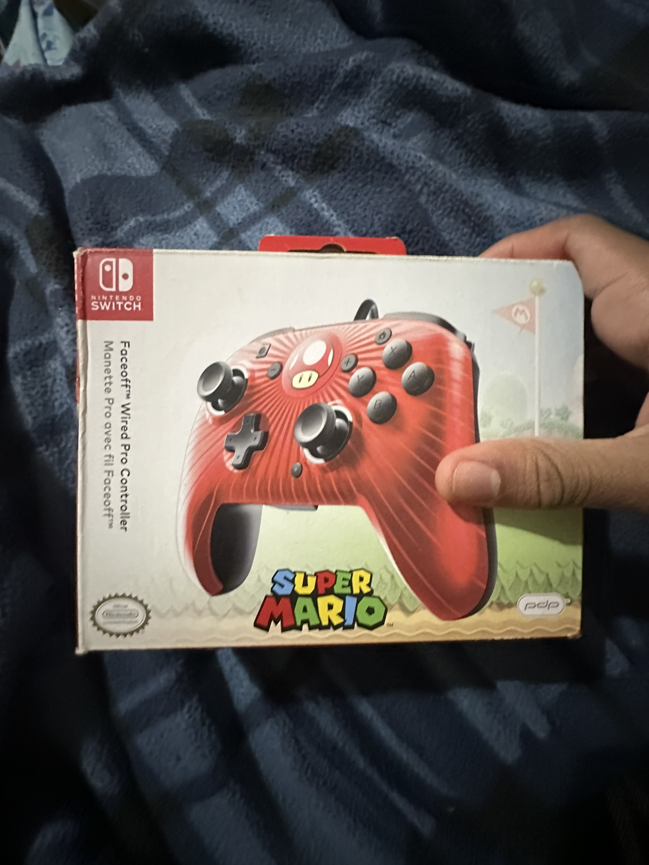 Open box nintendo switch face off wired controller
