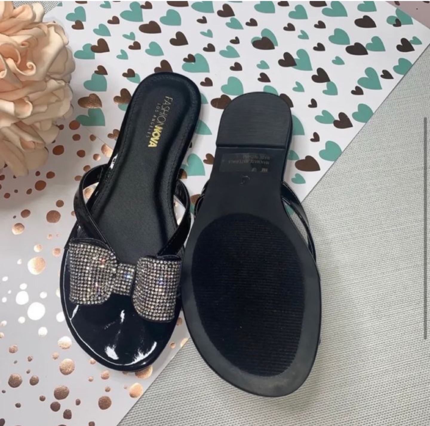 Fashion Nova' Bow Tie Sandals - photo 3