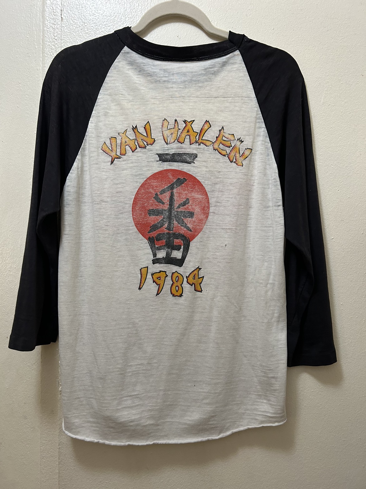 Van Halen 1984 vintage baseball tee image indicator(5)