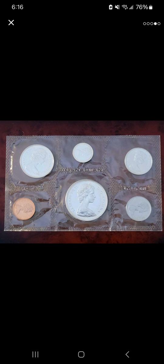 1967 Canada "Proof Like" 6 Coin Centennial Set (1.1 Oz Silver) image indicator(4)