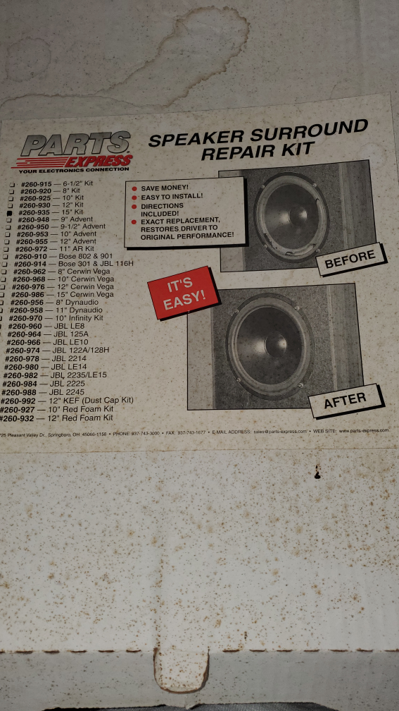 freecycle Speaker repair kit image indicator(2)