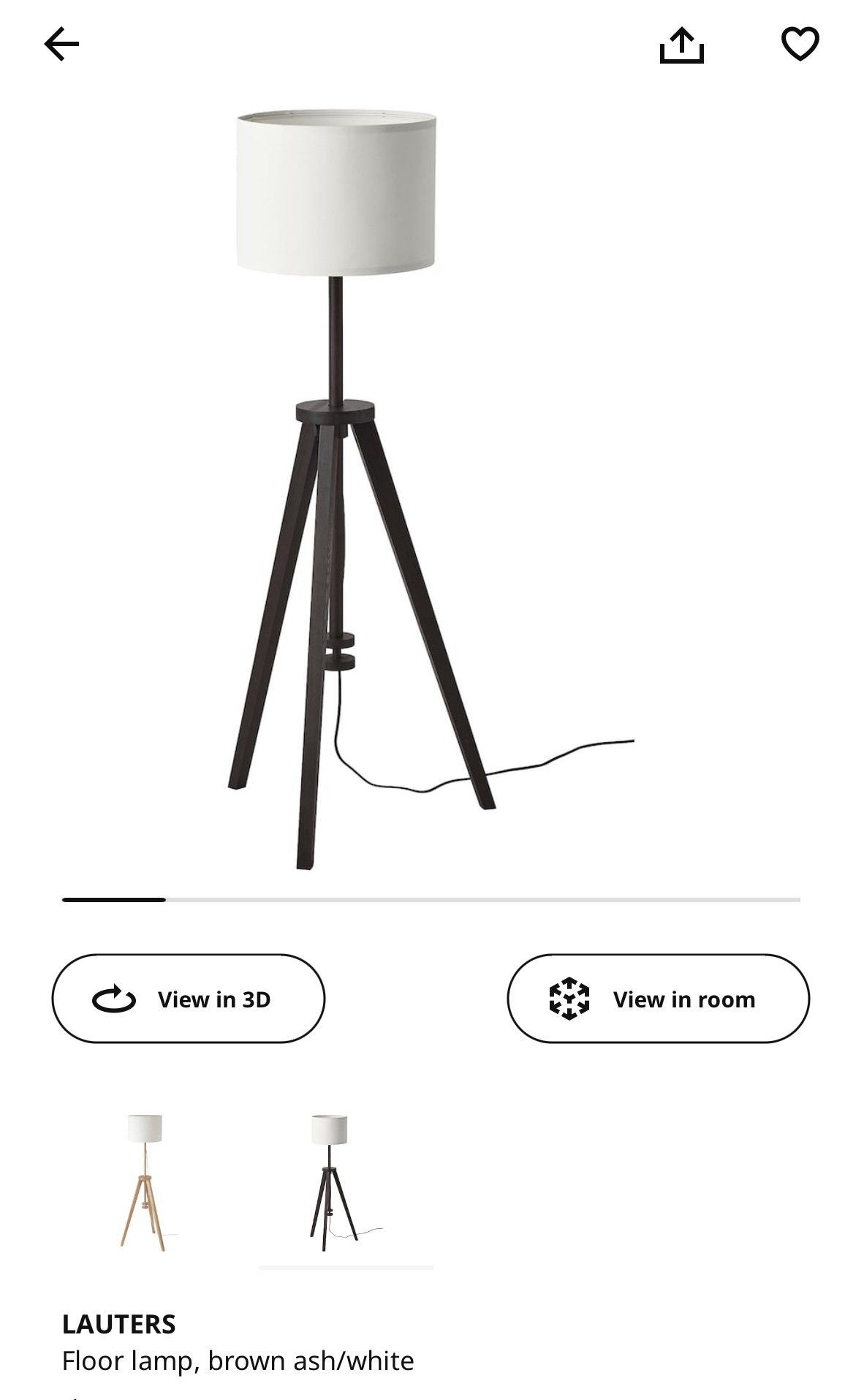 IKEA “Lauters” Floor Lamp - photo 3