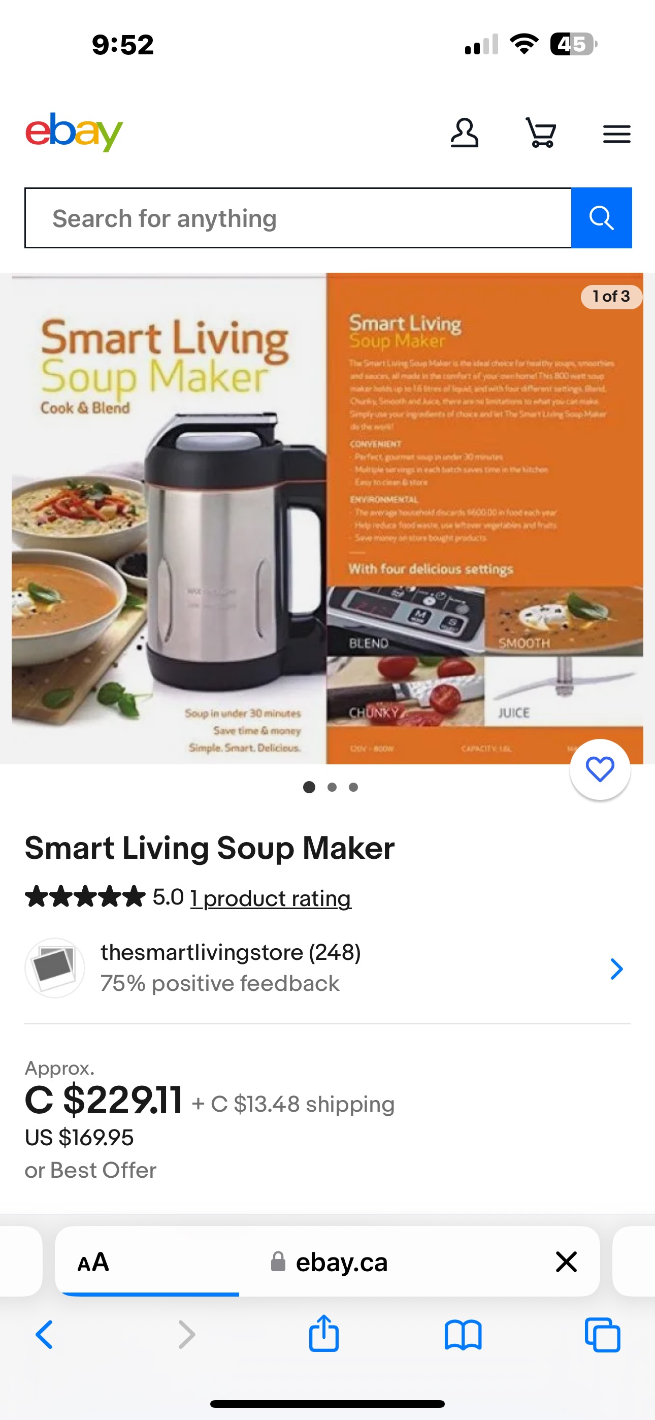 Soup Maker image indicator(2)