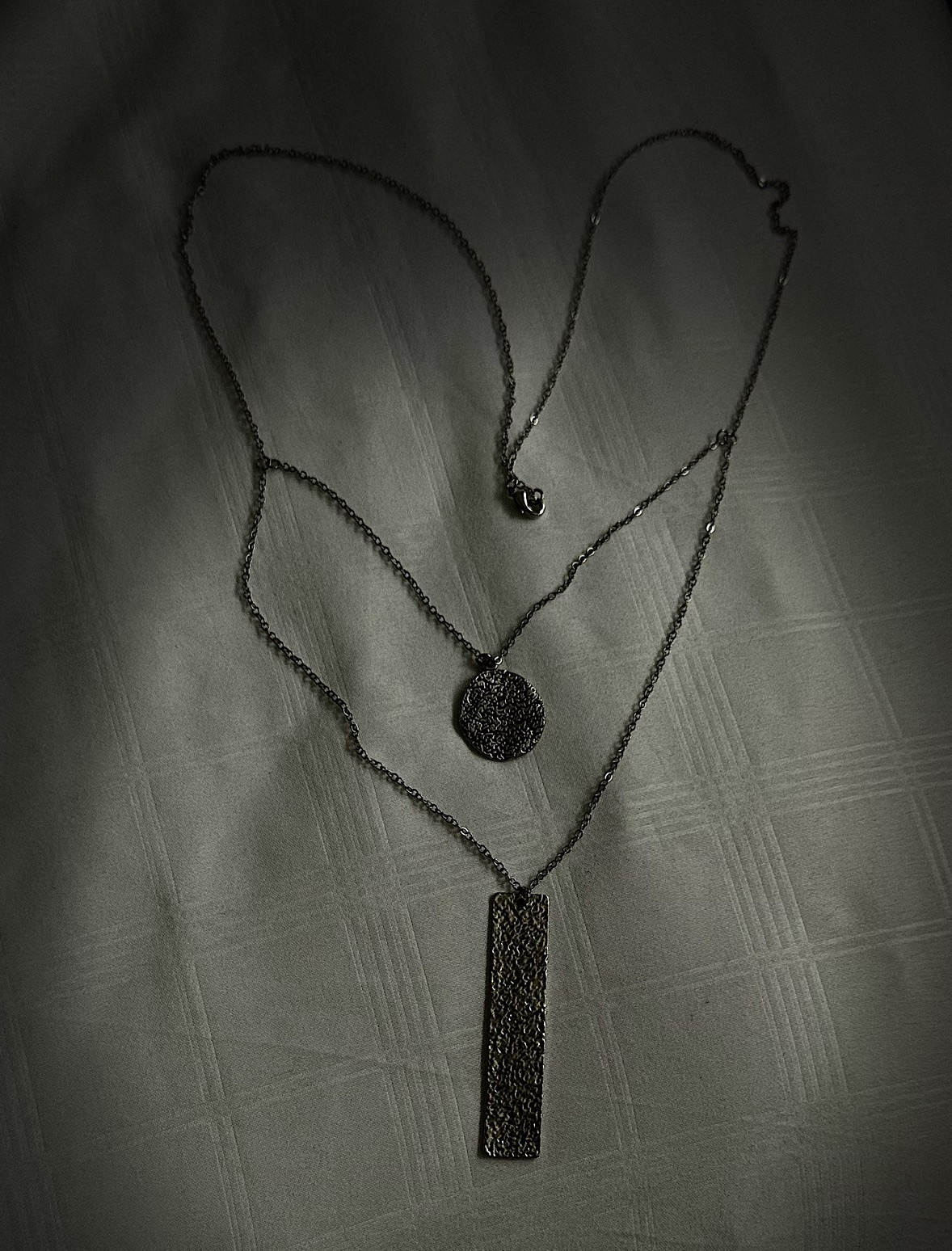Double Pendant Necklace