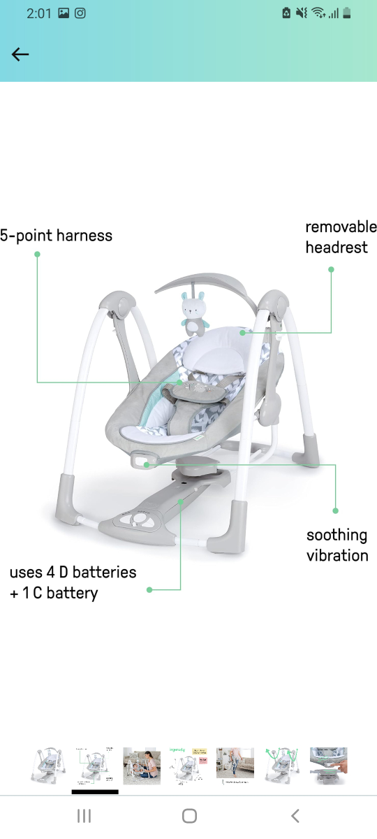 Ingenuity BABY SWING - photo 2