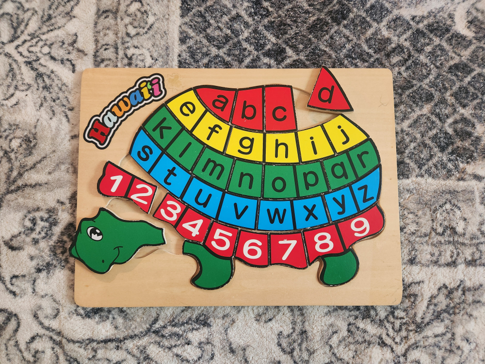 Alphabet & Numbers puzzle 🥕