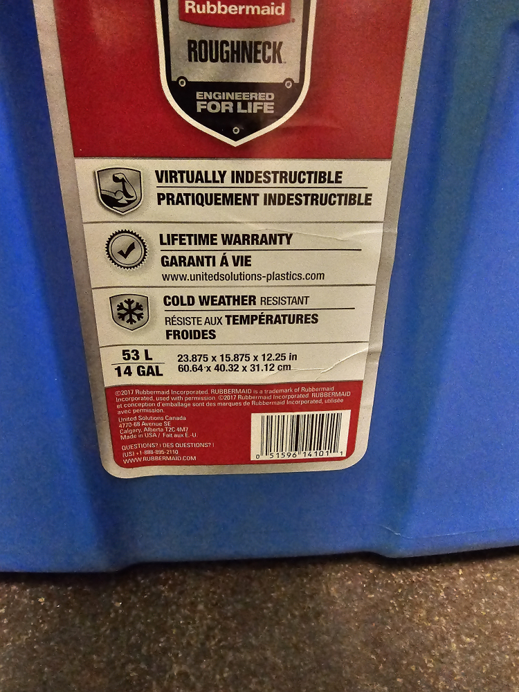 Rubbermaid Storage Bins - photo 2