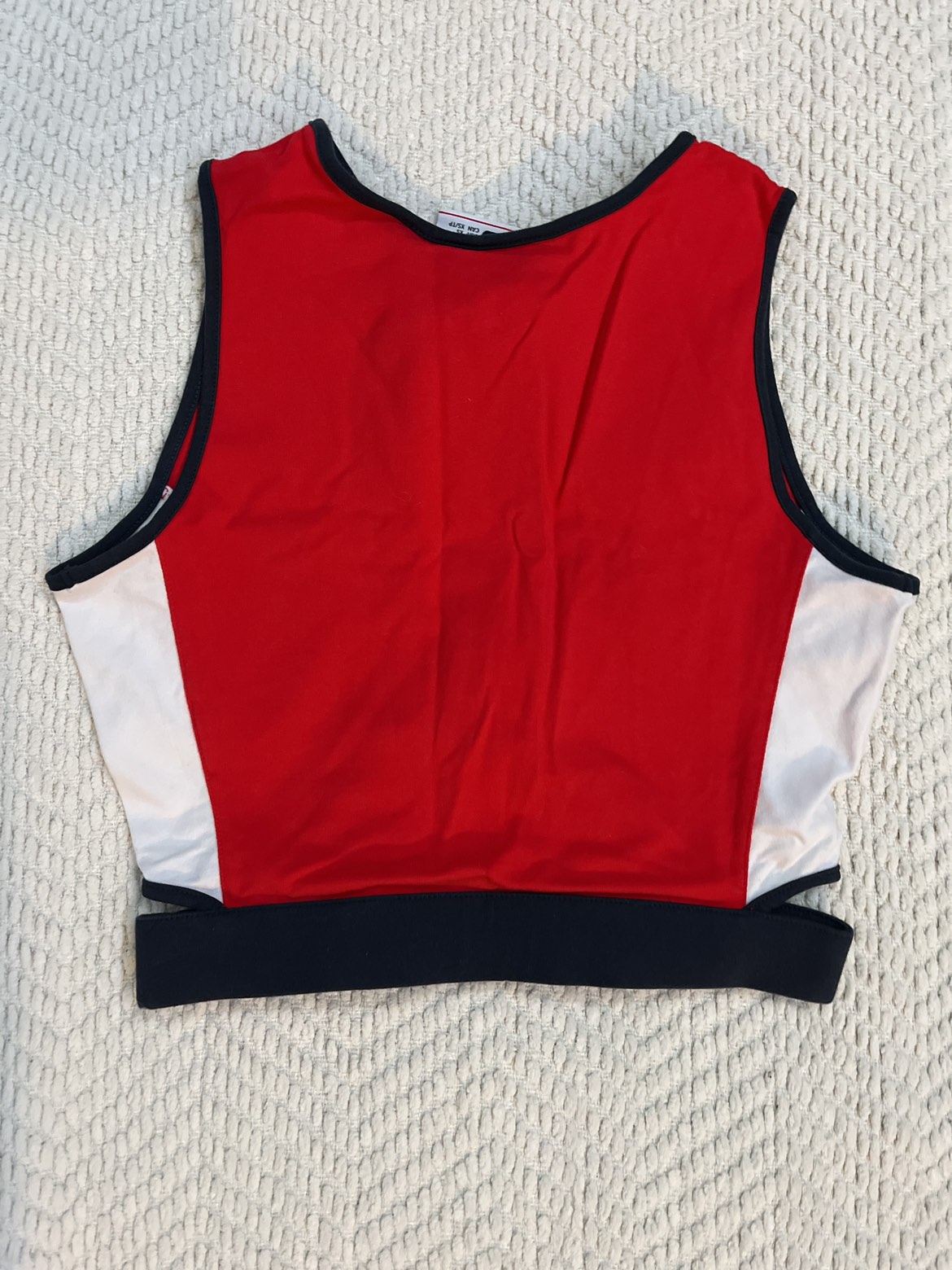 FILA cropped red tank - photo 3