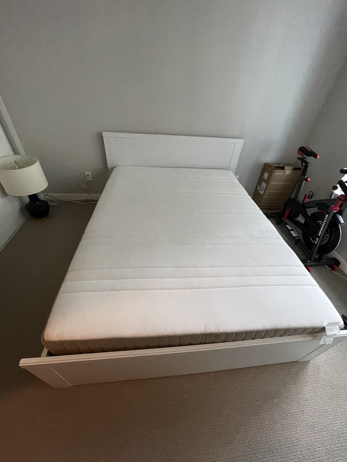IKEA Bursali Queen bed with storage - photo 2