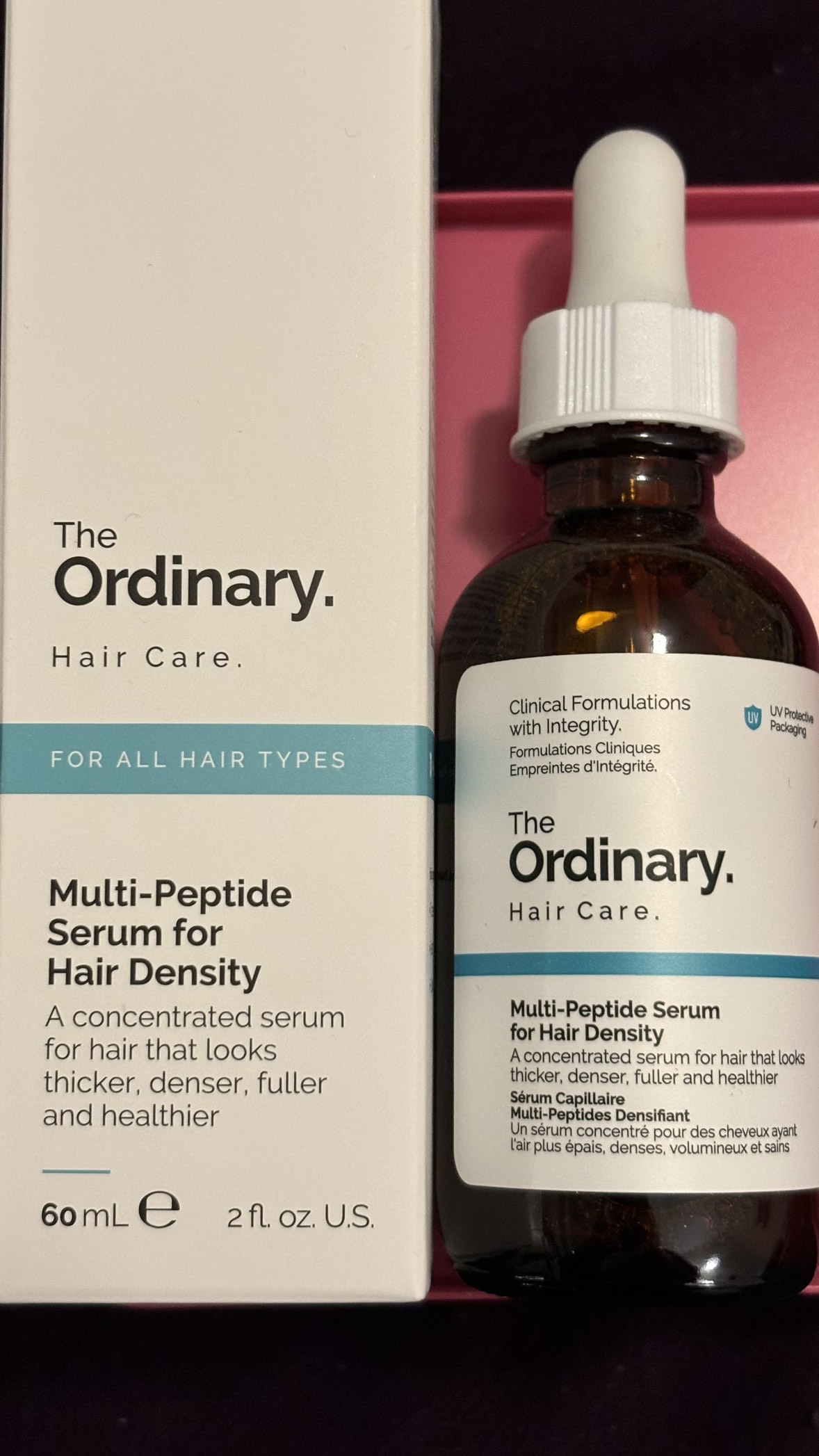 The Ordinary multi-peptide hair serum BNIB
