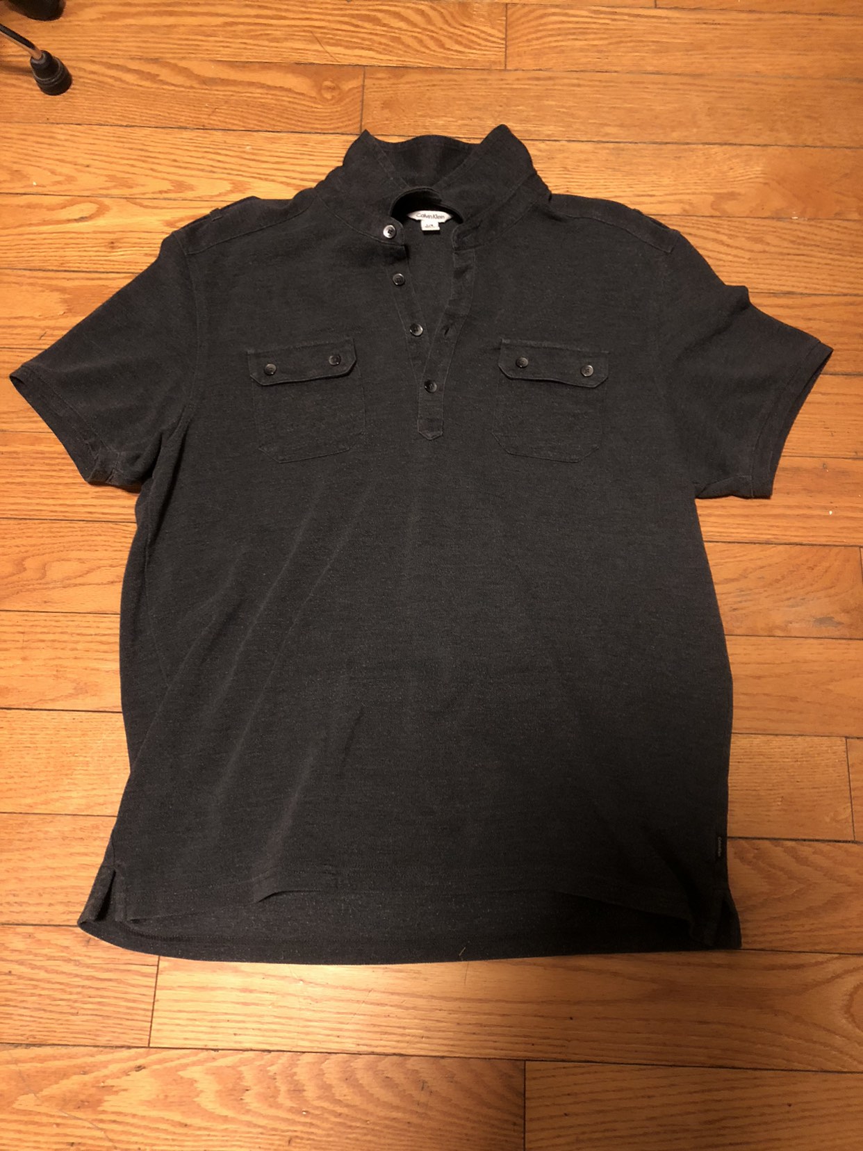 Calvin Klein 3/4 button down shirt thumbnail