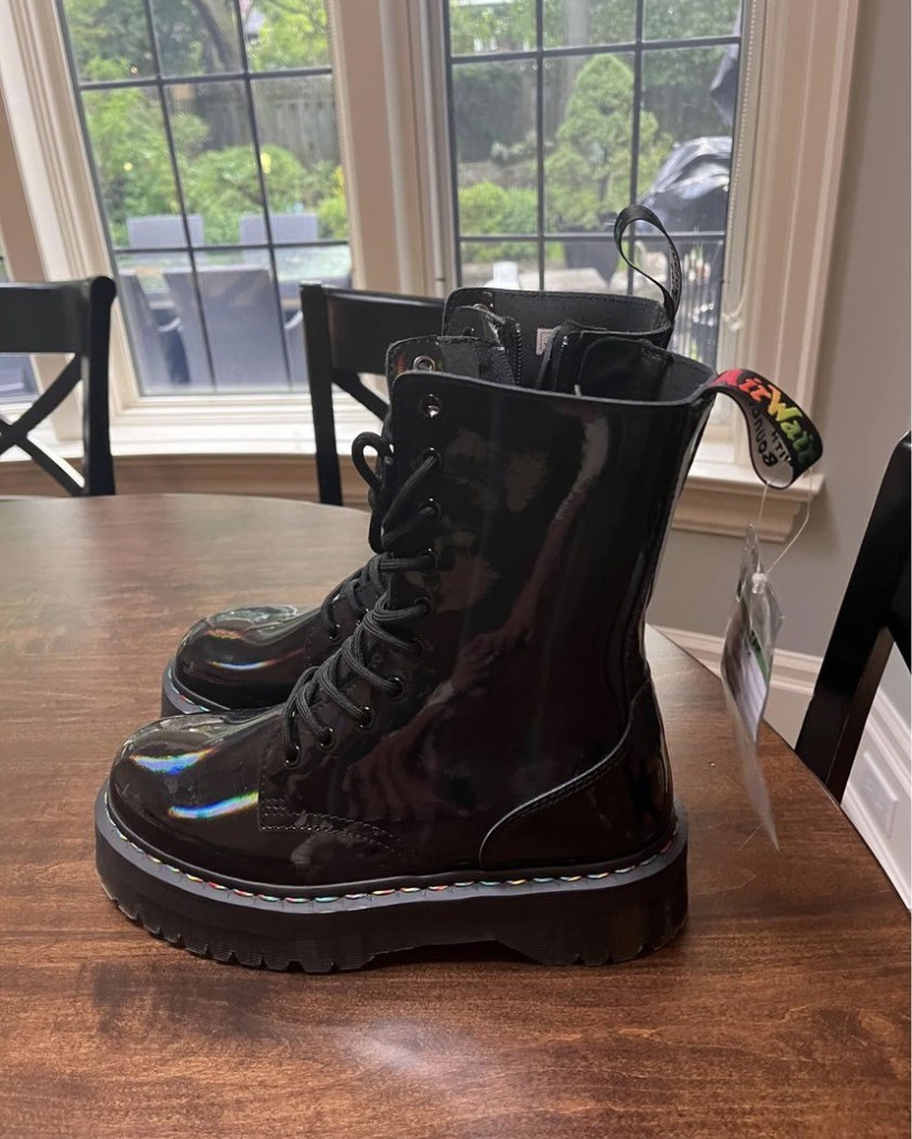 Doc Marten’s with Rainbow Stiching image indicator(2)