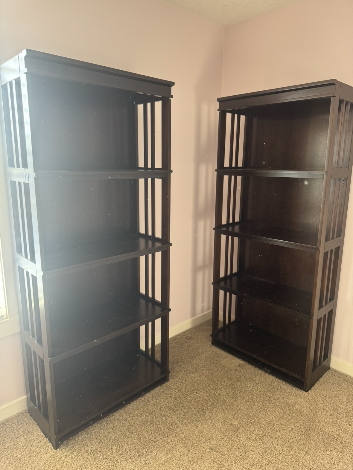 2 Bookshelves