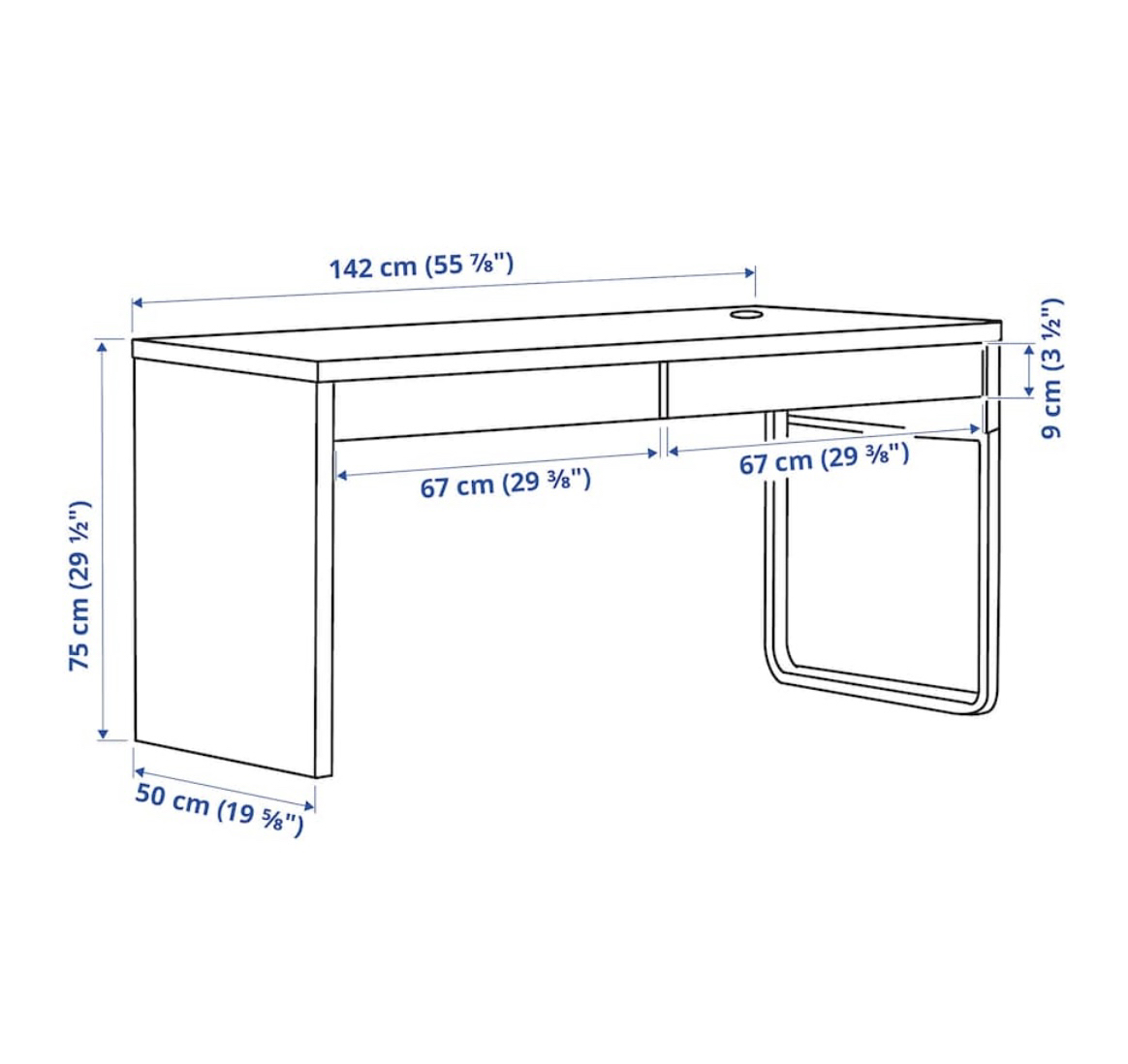Ikea Micke desk white - photo 4