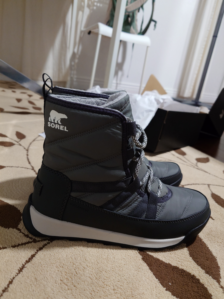 Woman Winter Waterproof Boots (Grey)