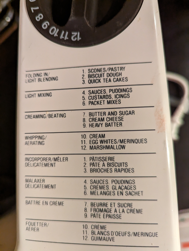 Sunbeam mixmaster mixer image indicator(6)