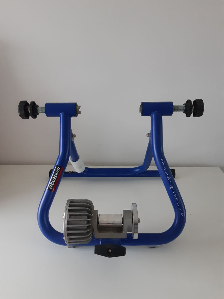 Foldable indoor bike trainer, stationary bicycle stand for exrc. - photo 3