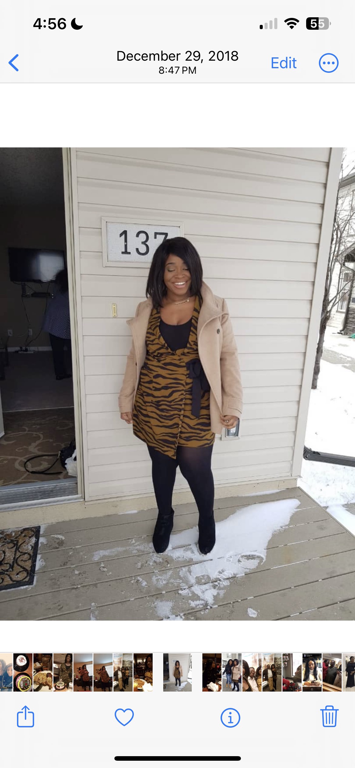 Summer Zebra Print Dress - photo 2