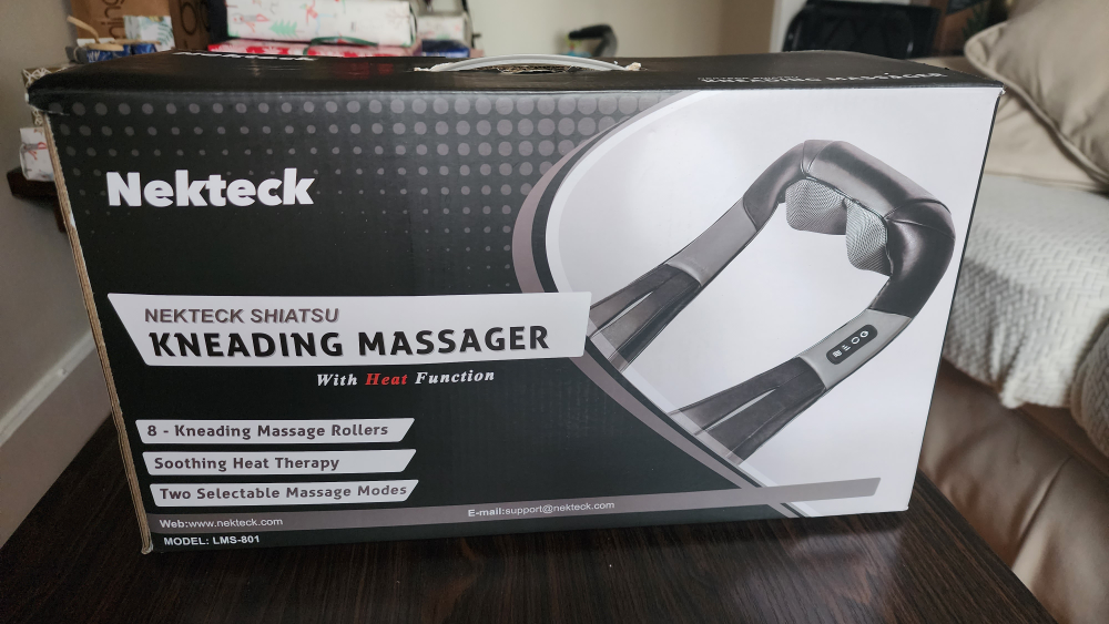 Nekteck kneading massager