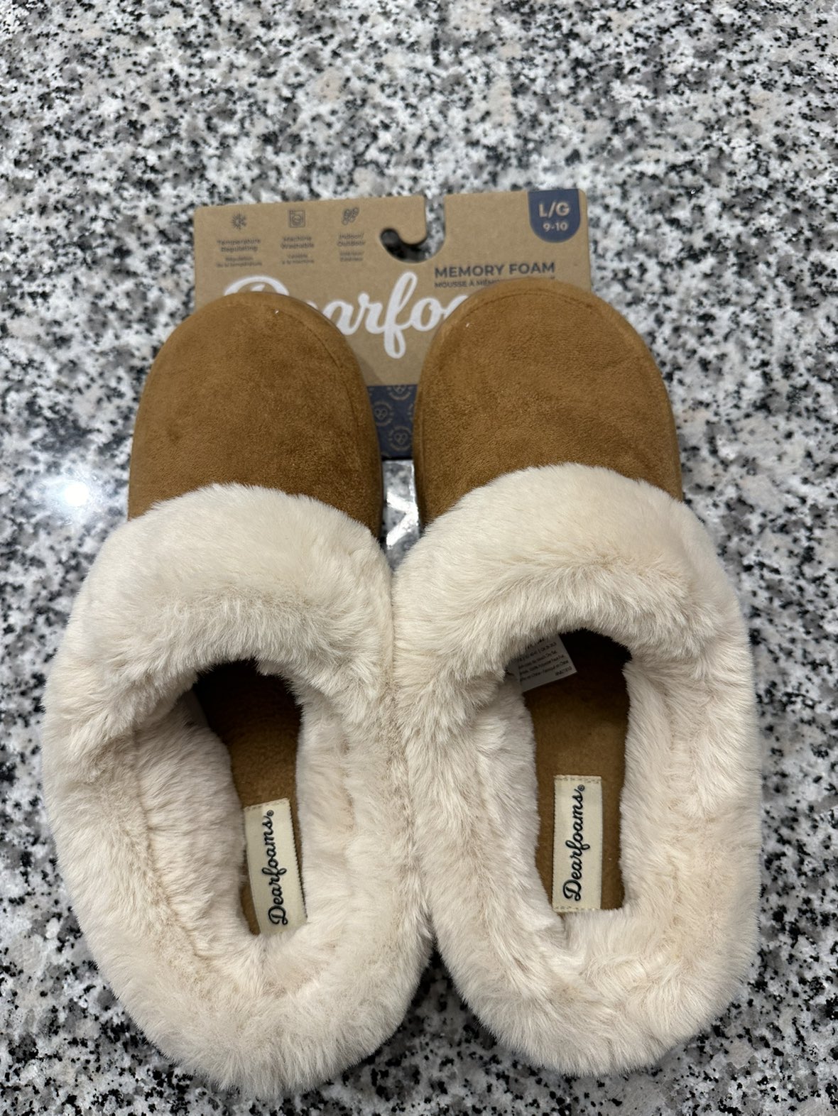 Dearfoams - Memory Foam on Indoor & Outdoor Slippers