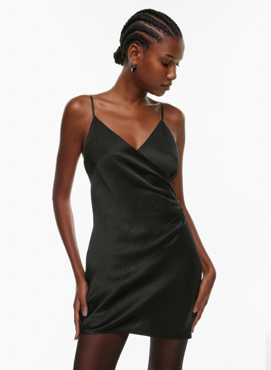 Aritzia -  Black Wilfred SCENERY MINI Dress - photo 4