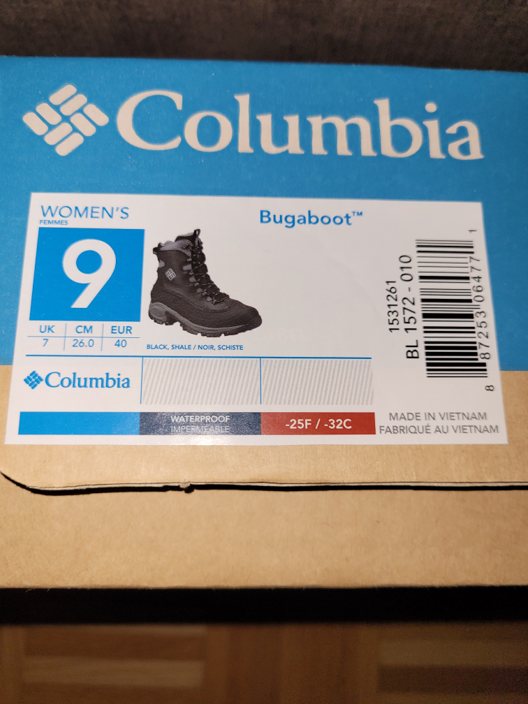 Columbia Boots | Techlite Bl1572-010 Winter Boots Womens Size 9