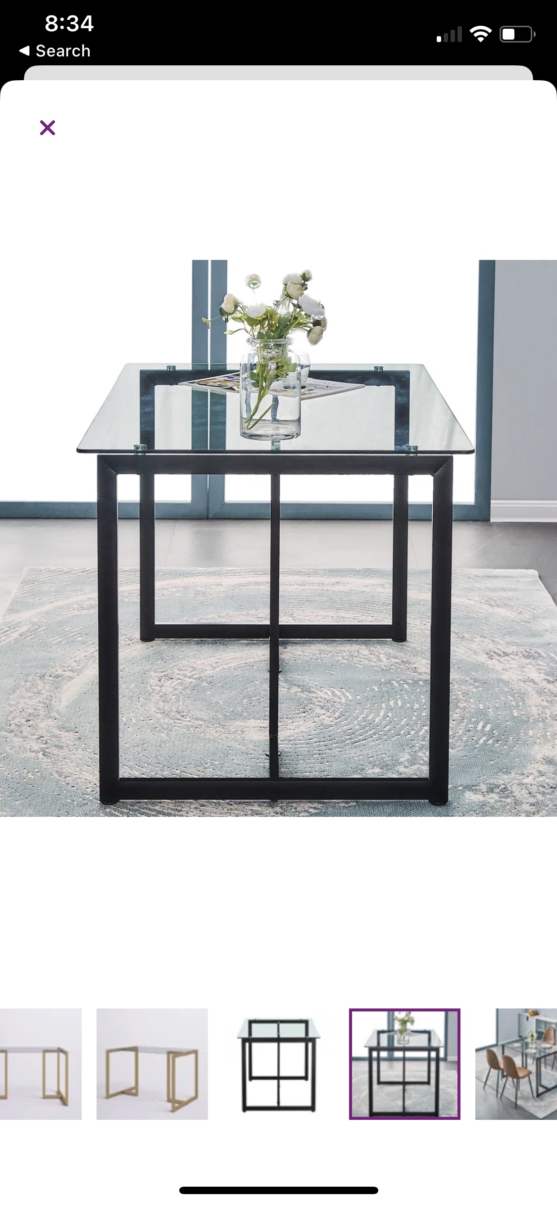 Almost new Dining table with 4 chairs - photo 4