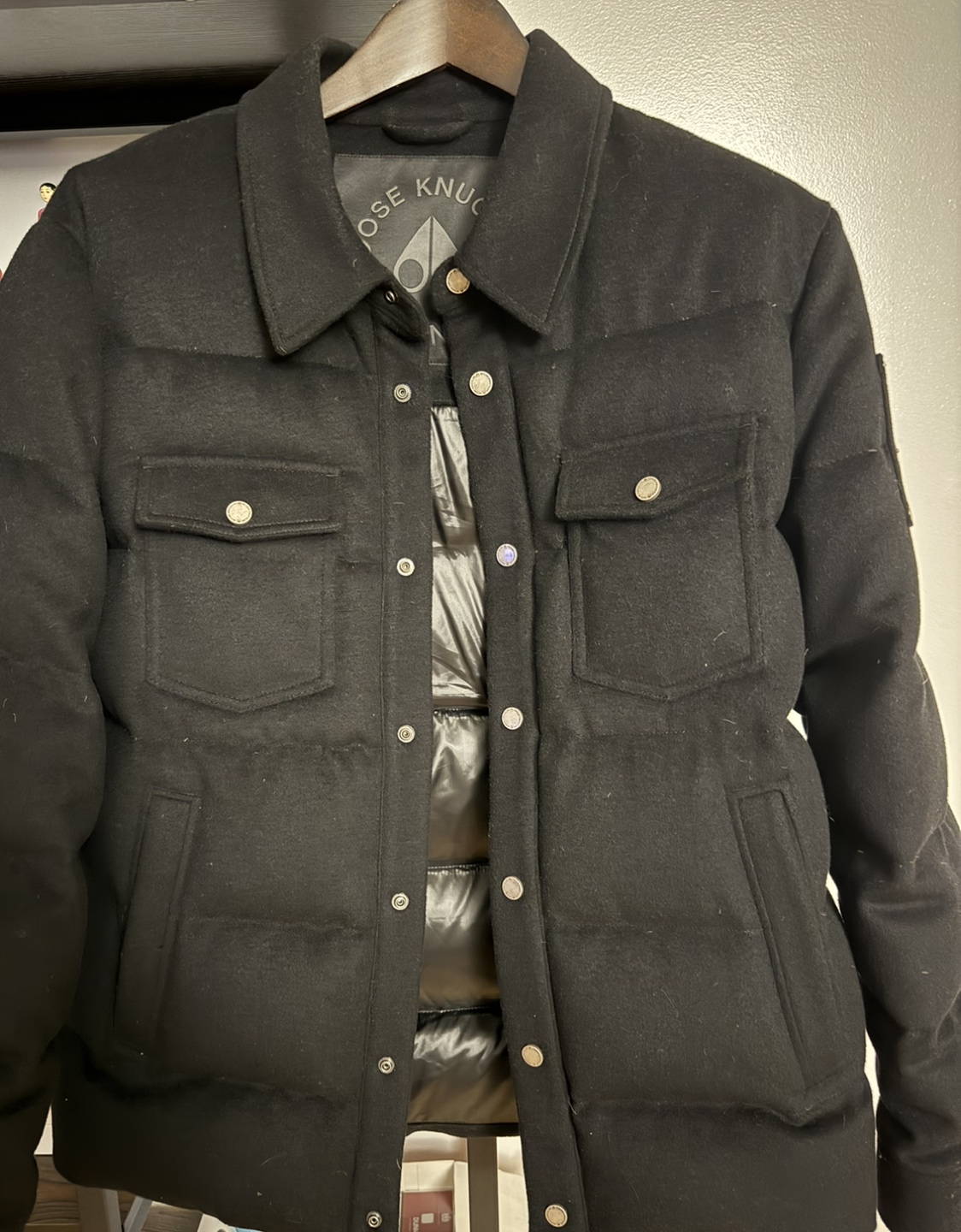 Moose Knuckles Westmore Quilted Wool Jacke