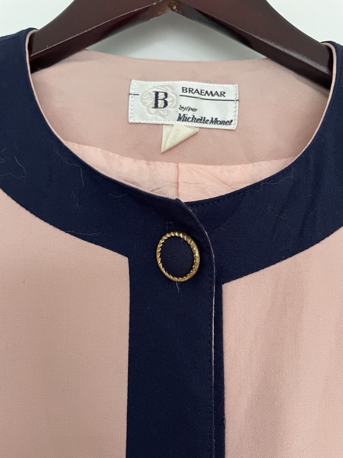 Blue and Pink Suit and Skirt Matching Set image indicator(3)