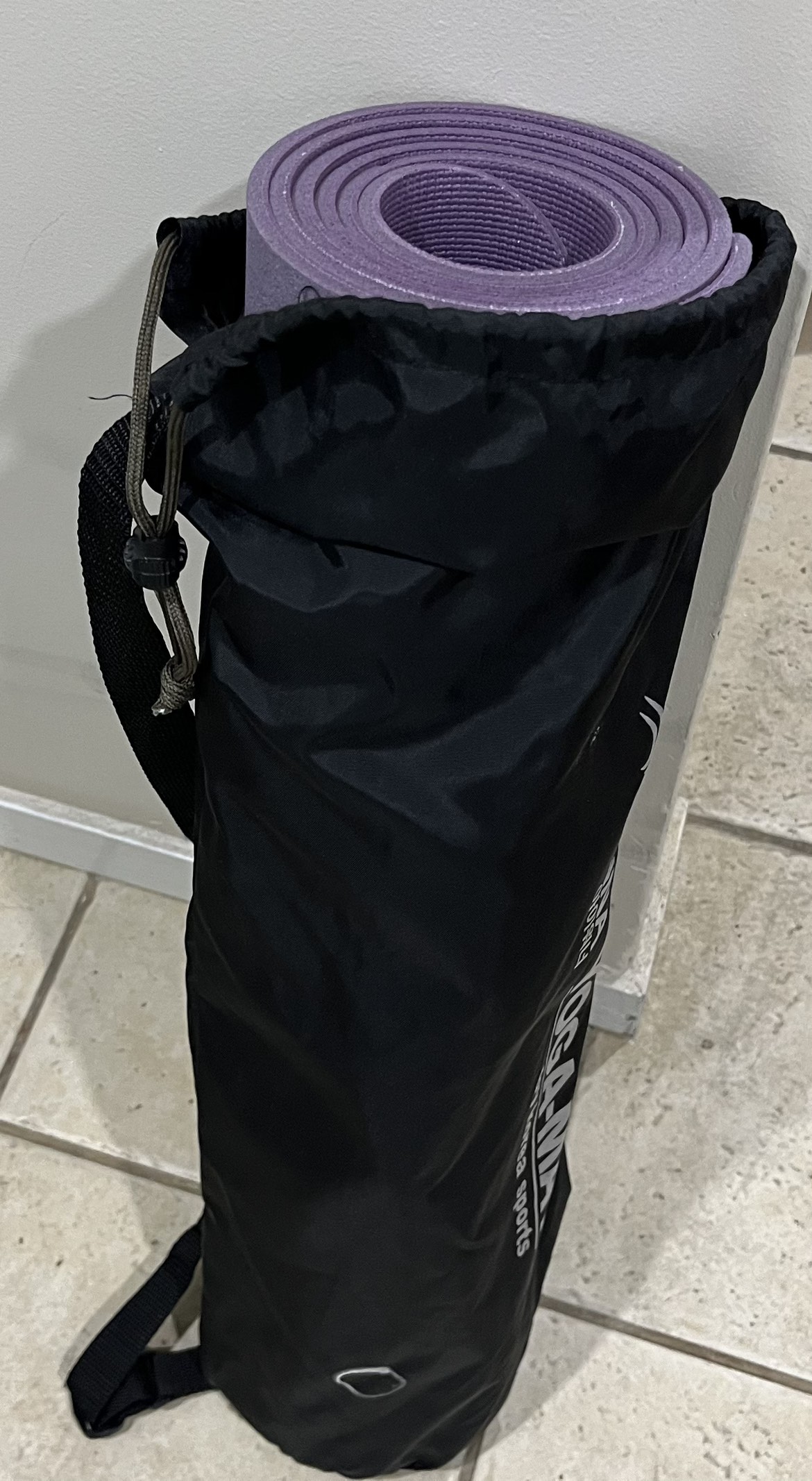 Yoga mat with a bag