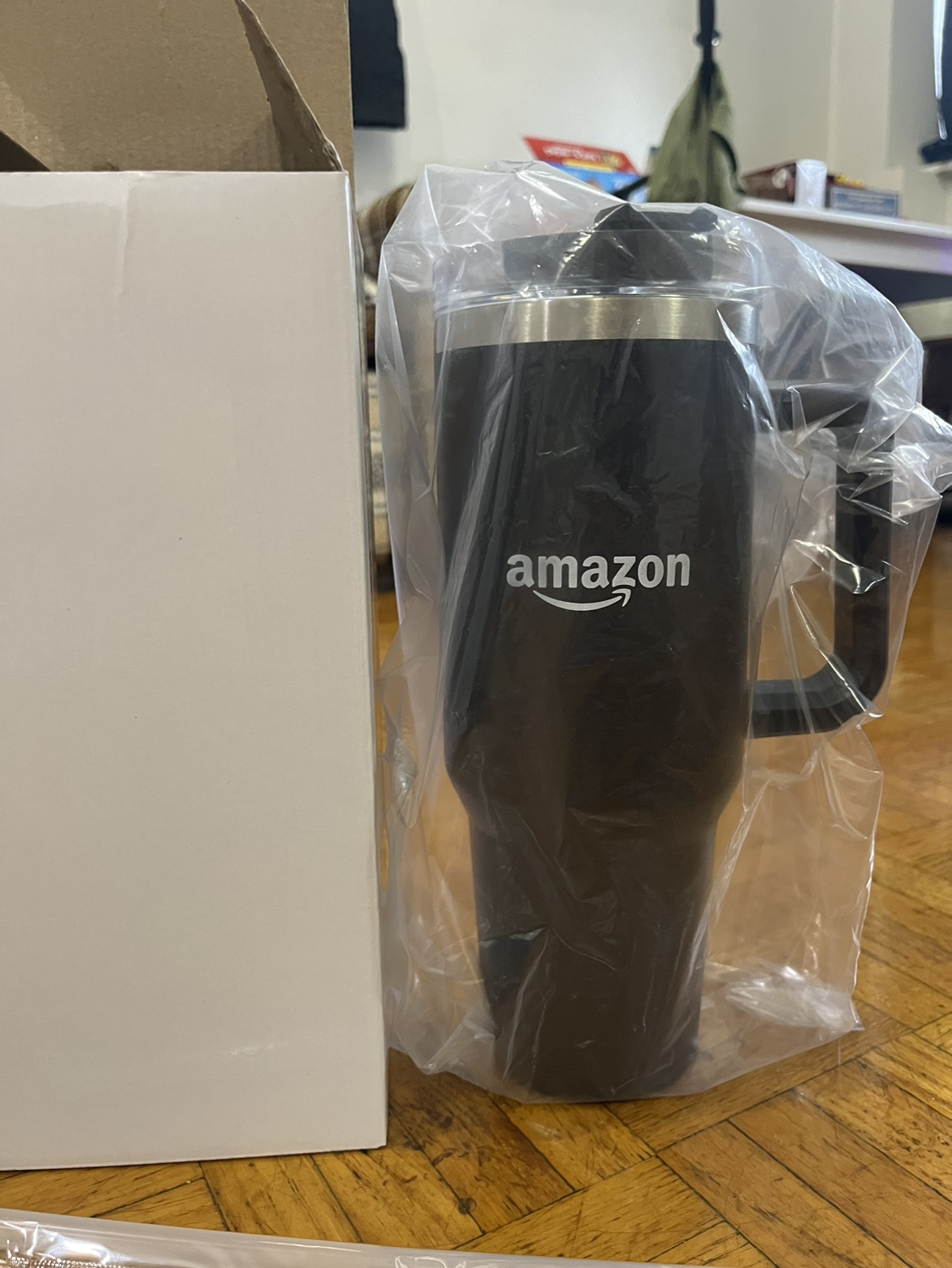 Stainless steel tumbler with straw - photo 2