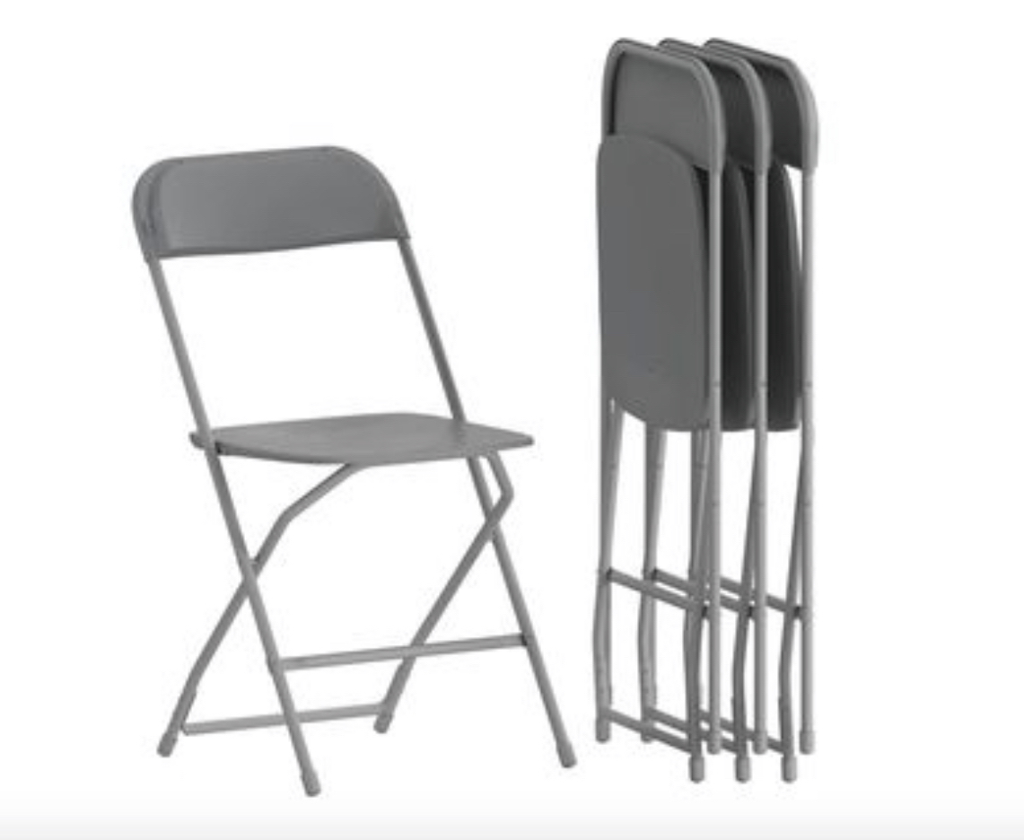 Folding chairs (set of 4)