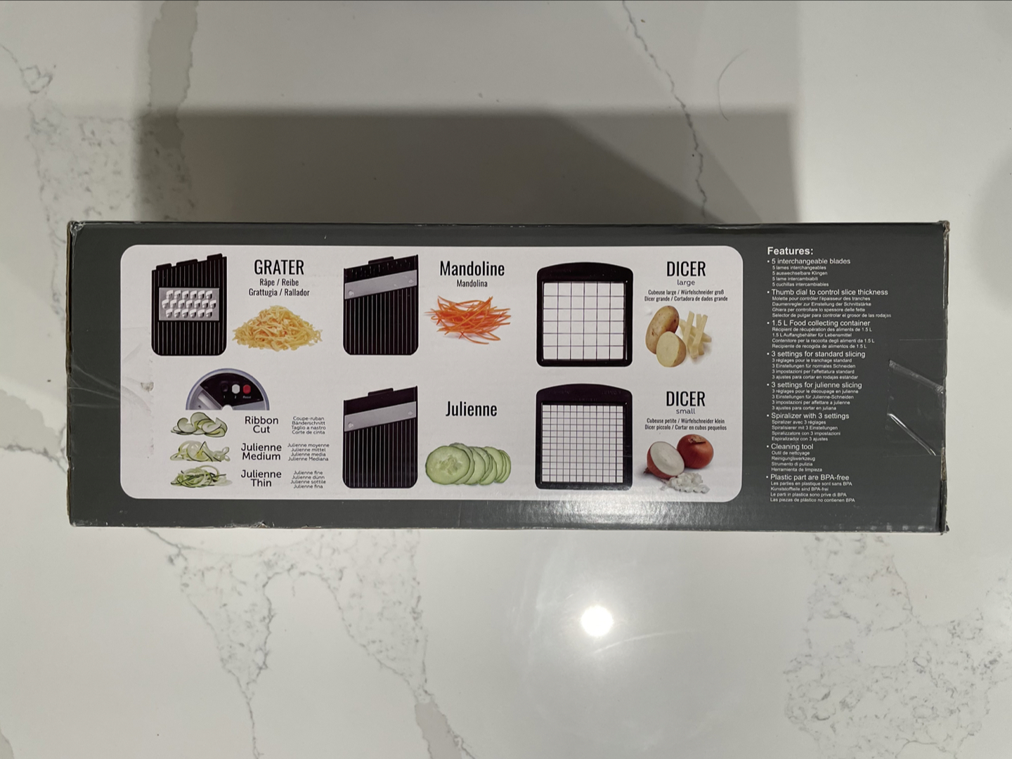 Fullstar Adjustable Mandoline/Vegetable Chopper image indicator(3)