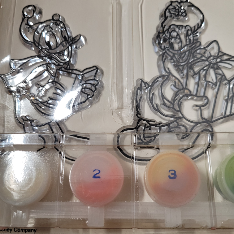 mickey mouse christmas suncatchers set of 4 new vintage image indicator(2)