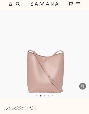 🍓NEW! REG $195 LEATHER SAMARA Shoulder Bag image indicator(2)