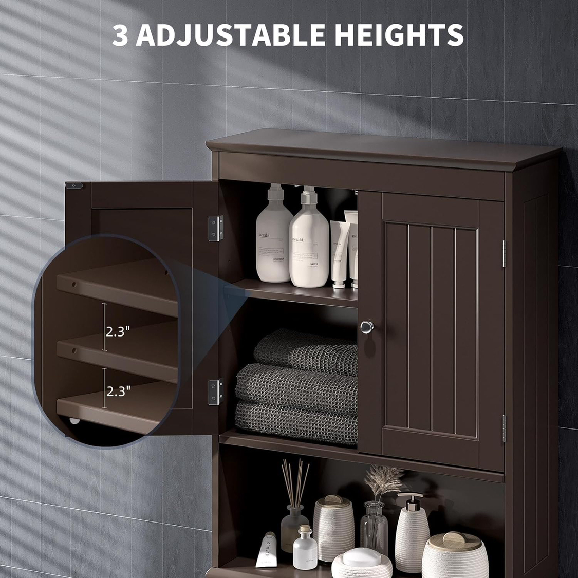 BRAND NEW STILL IN BOX Bealife Over Toilet Storage Cabinet - photo 3