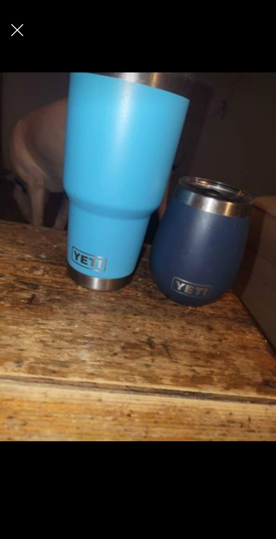 2 Yeti thermal cups 🥕