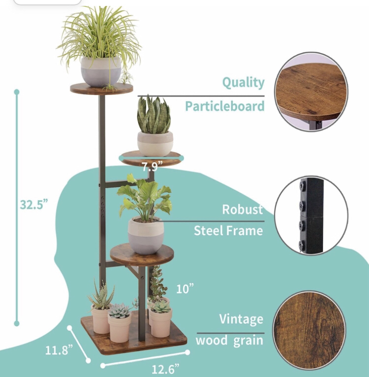 3 Tier Plant Stand - photo 4