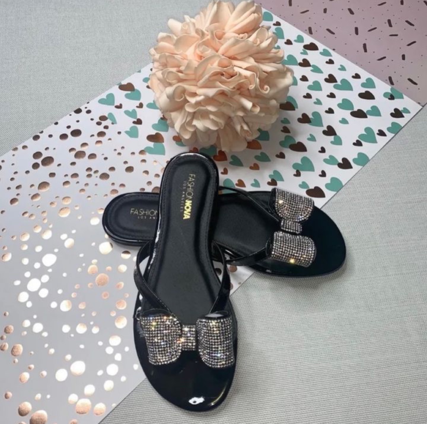 Fashion Nova' Bow Tie Sandals