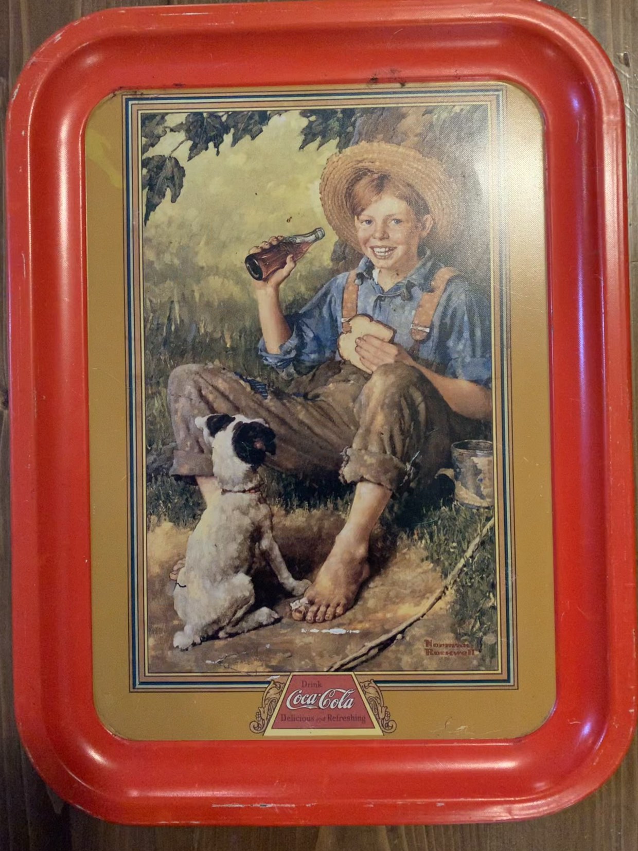 Coca Cola tray